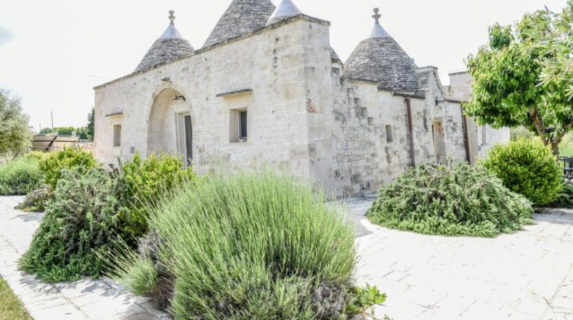 Trulli with pool
